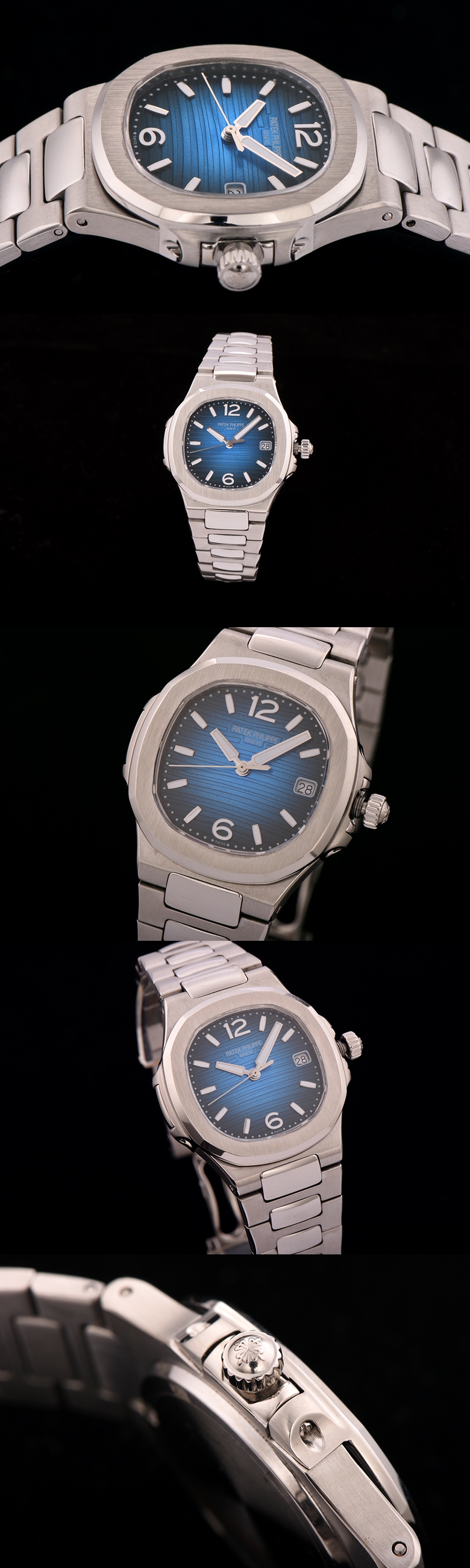 파텍필립 여성용 노틸러스-28 쿼츠 34mm 70111